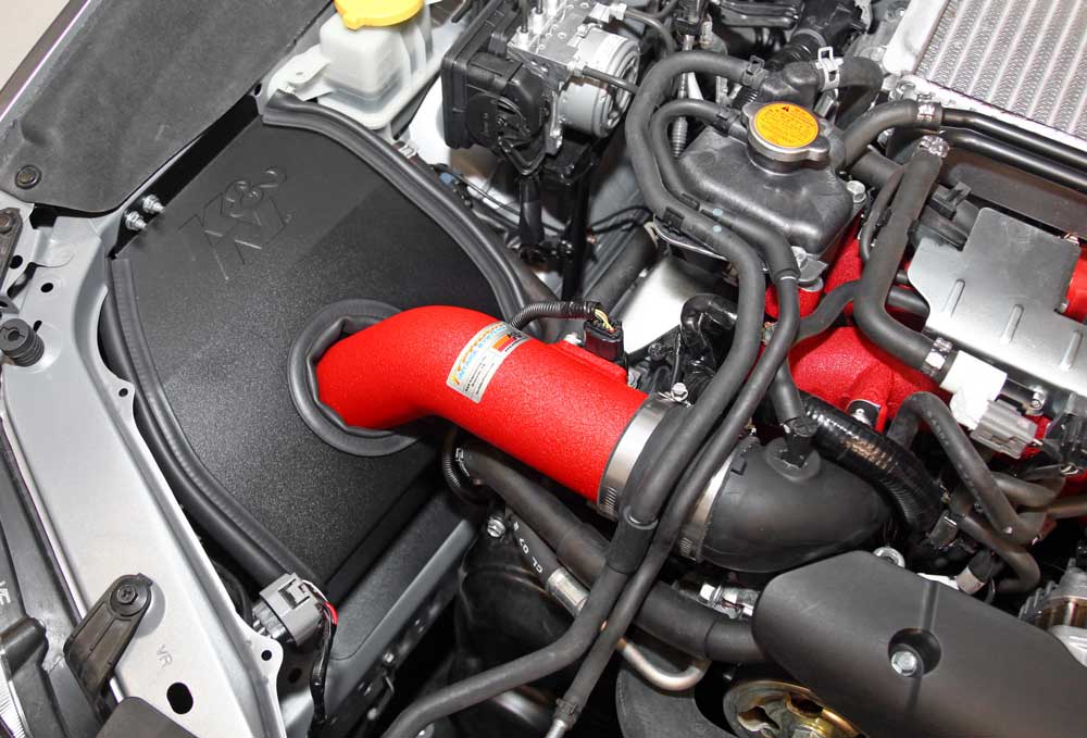 K&N 69-8007TWR Performance Air Intake System for Select Subaru WRX, Subaru WRX STI
