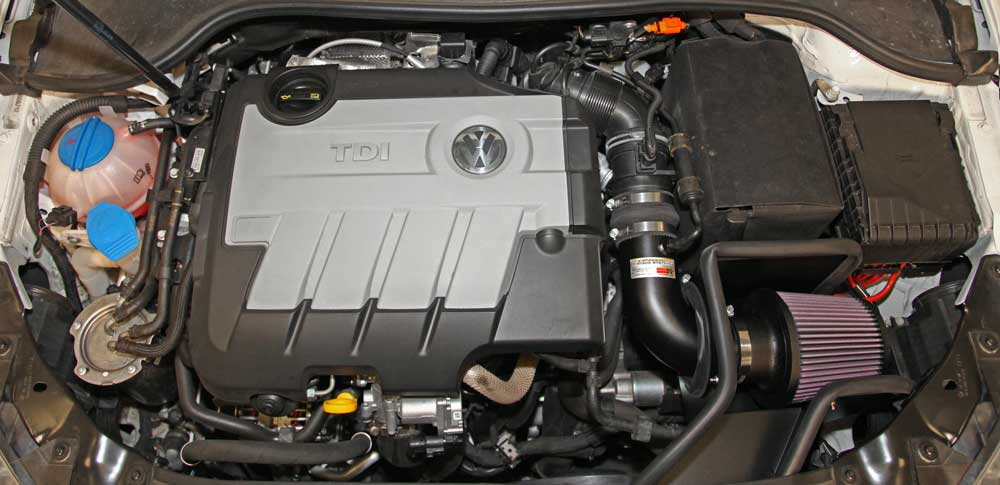 K&N 69-9509TTK Performance Air Intake System for Select Volkswagen Jetta