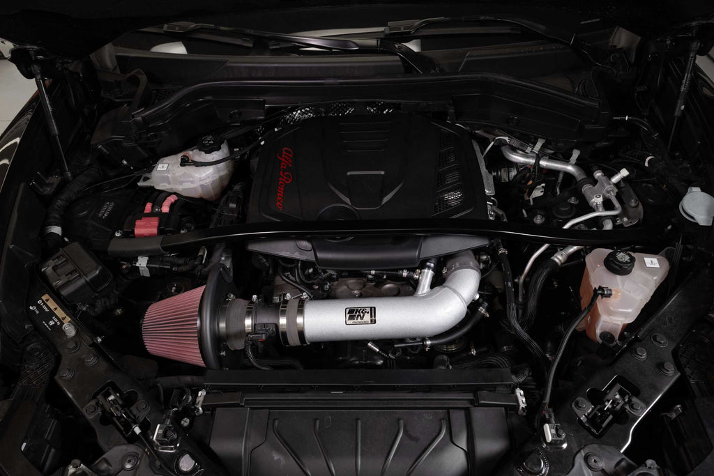K&N 69-9900TS Performance Air Intake System for Select Alfa Romeo Giulia, Alfa Romeo Stelvio
