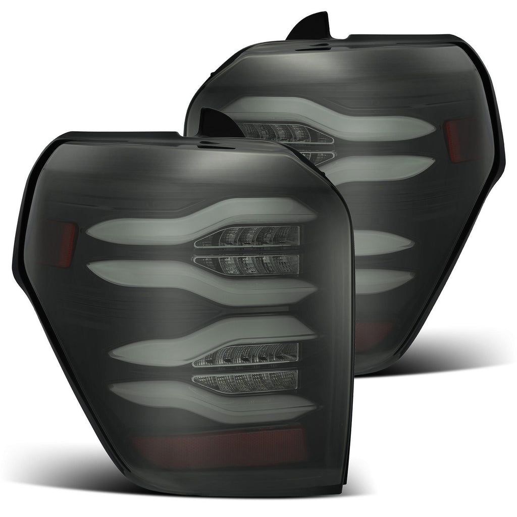 AlphaRex 690010 LED Taillights Jet Black for Select Toyota 4Runner