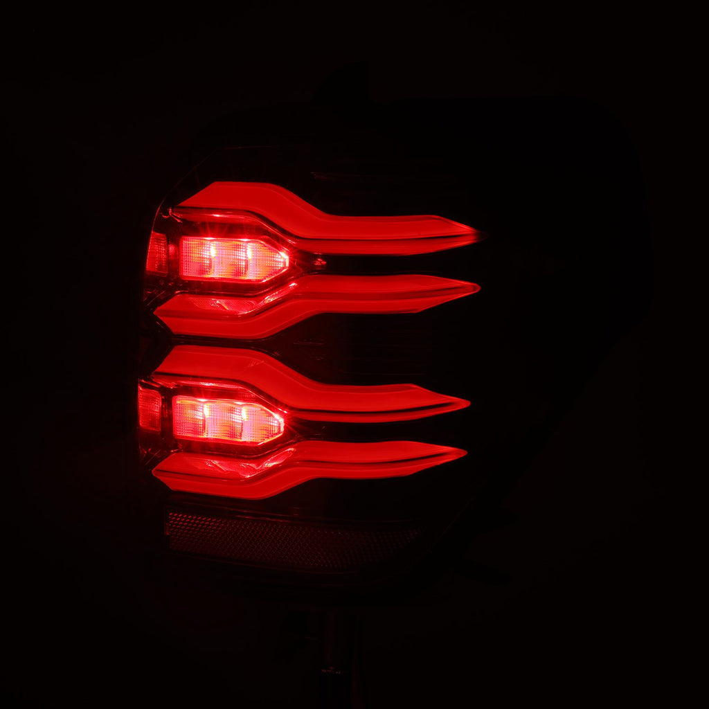 AlphaRex 690030 LED Taillights Alpha-Black for Select Toyota 4Runner