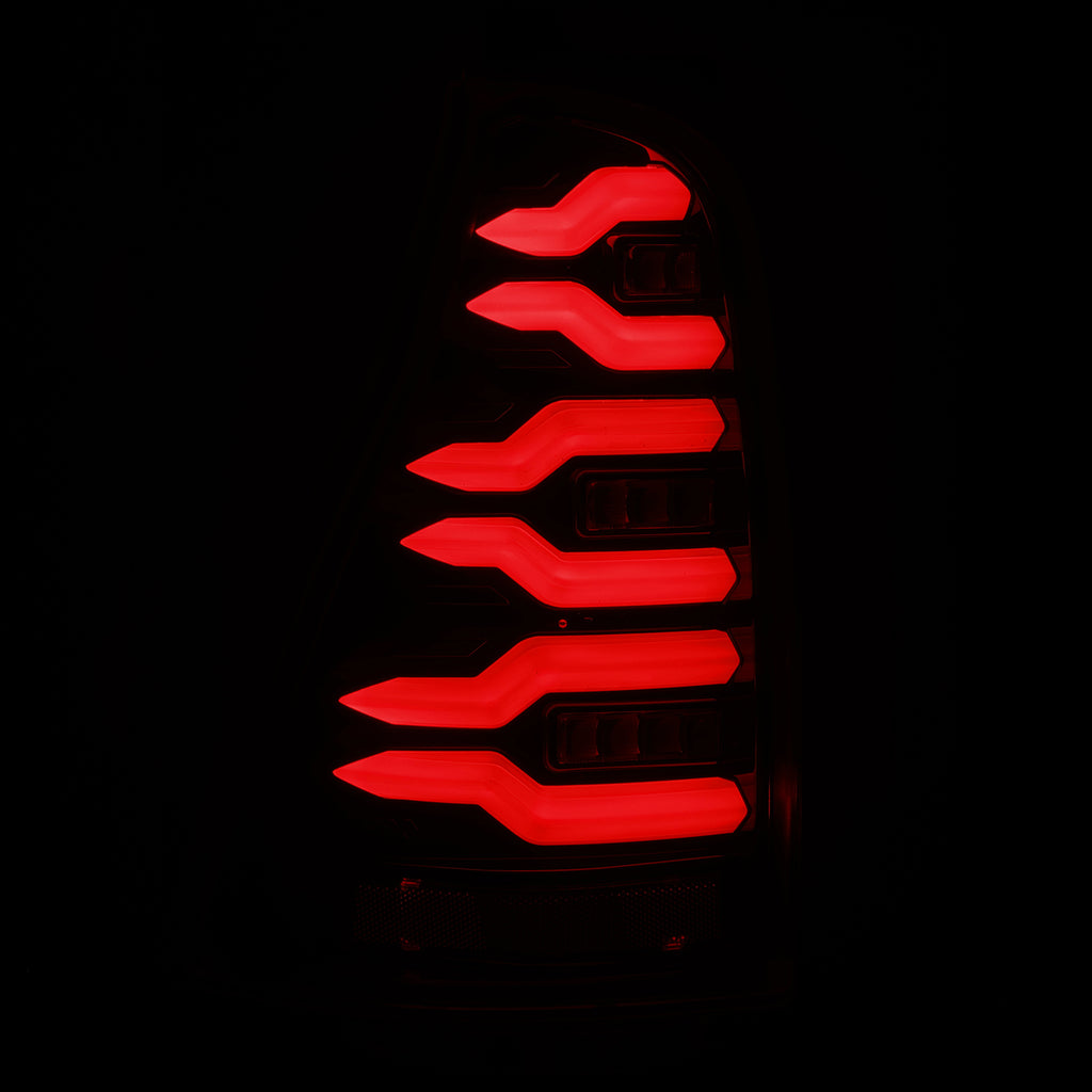 AlphaRex 690070 LED Taillights Alpha-Black for Select Toyota 4Runner