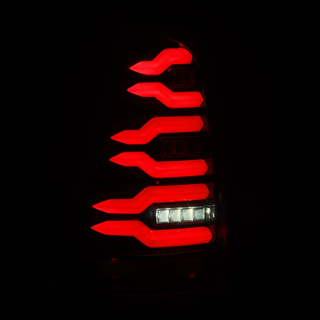 AlphaRex 690070 LED Taillights Alpha-Black for Select Toyota 4Runner
