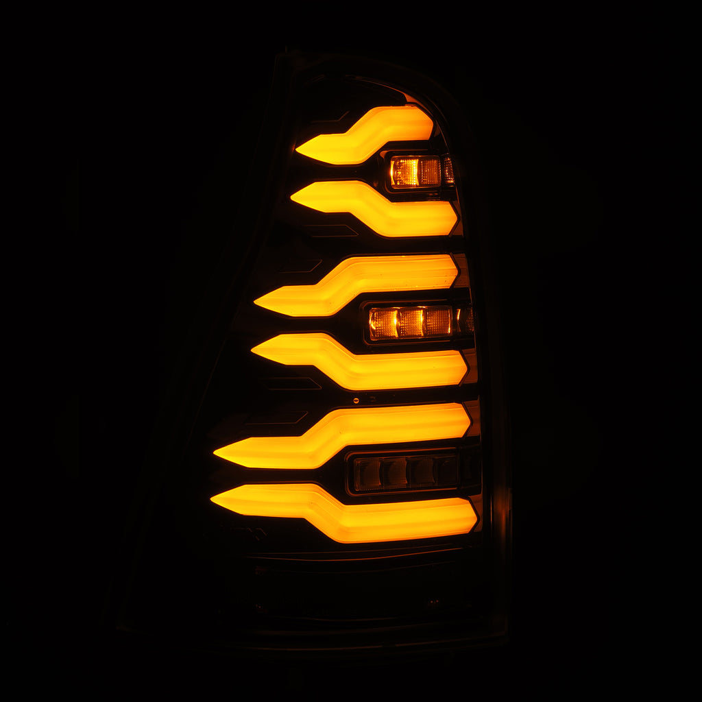 AlphaRex 690070 LED Taillights Alpha-Black for Select Toyota 4Runner
