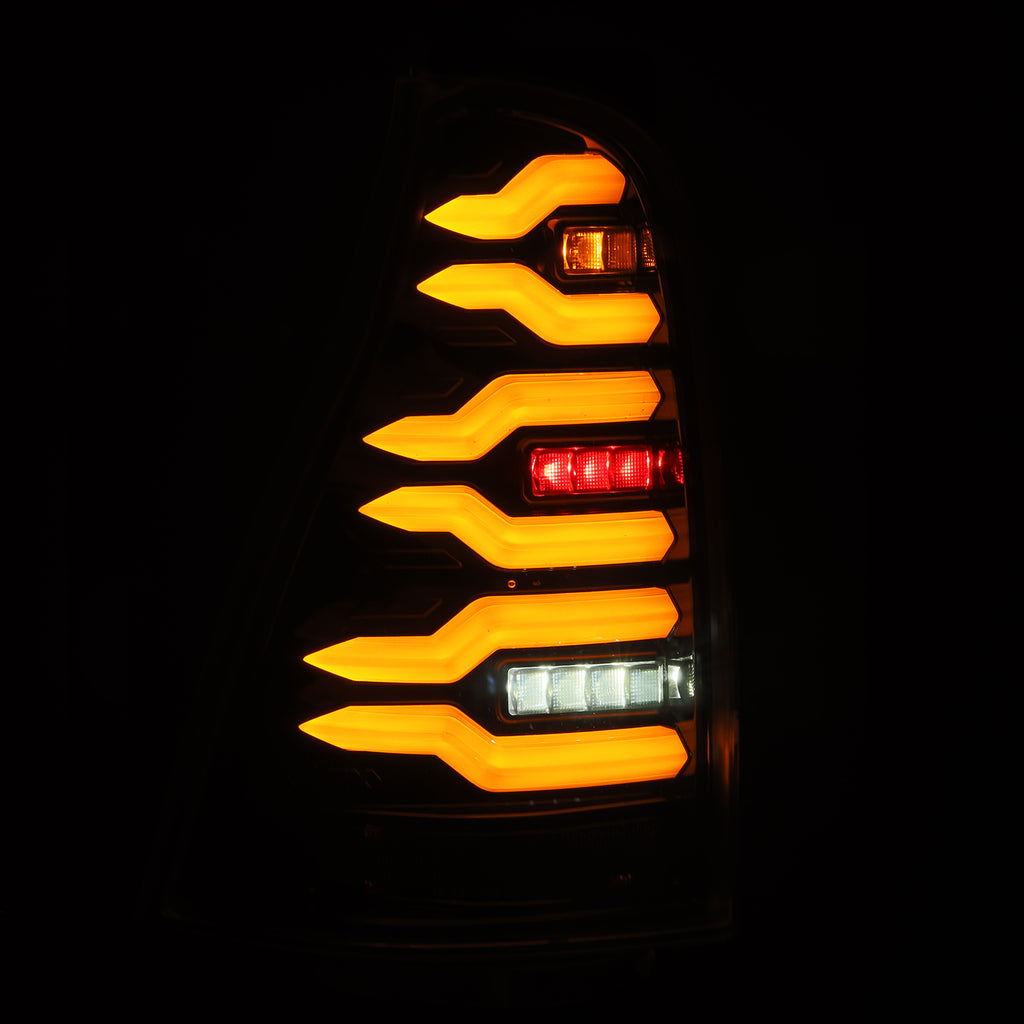 AlphaRex 690070 LED Taillights Alpha-Black for Select Toyota 4Runner