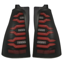 Load image into Gallery viewer, AlphaRex 690080 LED Taillights Black Red for Select Toyota 4Runner