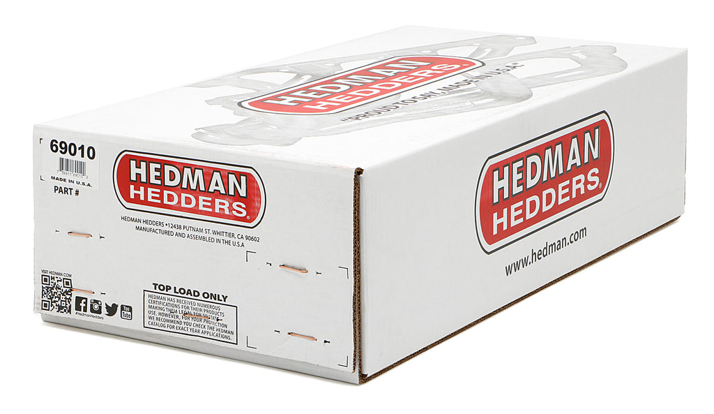 Hedman Hedders 69010 Mid-Length Headers for 67-87 C10 Trucks w/283-400 for Select Chevrolet C10, Chevrolet C10 Pickup, Chevrolet C10 Suburban, Chevrolet C20, Chevrolet C20 Pickup, Chevrolet C20 Suburban, Chevrolet C30, Chevrolet C30 Pickup, GMC C15, GMC