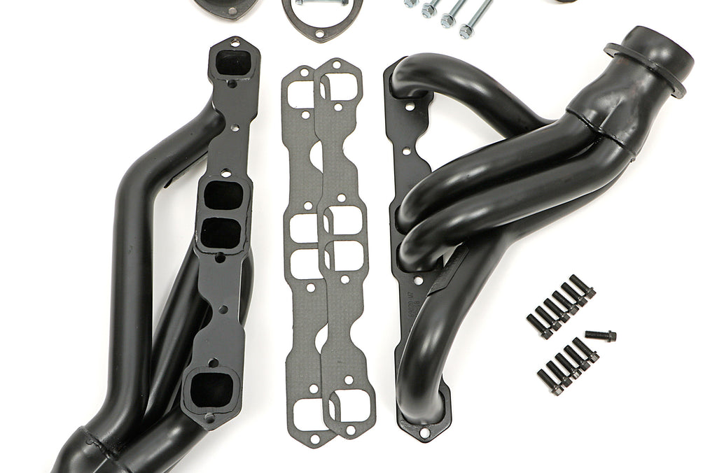 Hedman Hedders 69020 Mid-Length 1-3/4 in.Headers for 67-87 C10 Trucks w/283-400 for Select Chevrolet C10, Chevrolet C10 Pickup, Chevrolet C10 Suburban, Chevrolet C20, Chevrolet C20 Pickup, Chevrolet C20 Suburban, Chevrolet C30, Chevrolet C30 Pickup, GMC