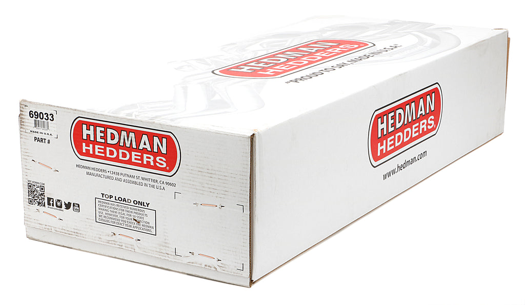 Hedman Hedders 69033 Black 1-1/2 in. Long-Tube Swap Headers For SB Chevy In 2WD S10 for Select GMC Jimmy