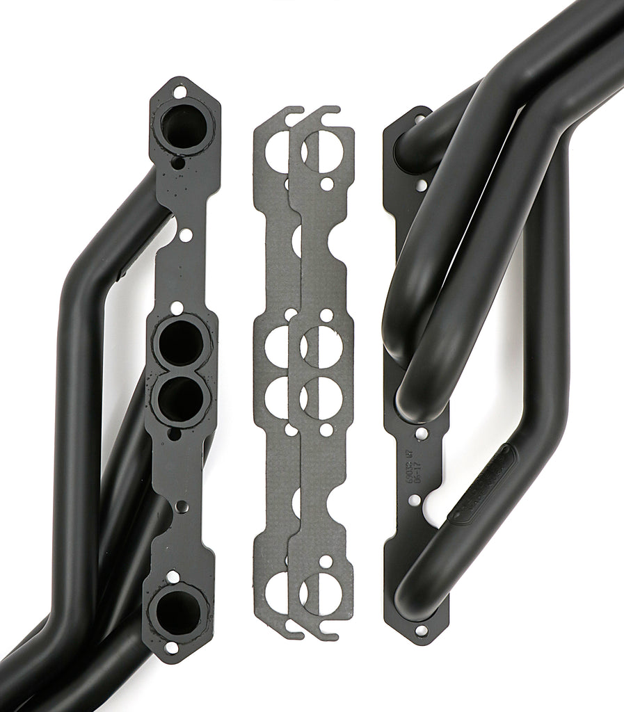 Hedman Hedders 69033 Black 1-1/2 in. Long-Tube Swap Headers For SB Chevy In 2WD S10 for Select GMC Jimmy