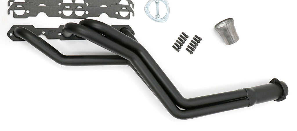 Hedman Hedders 69033 Black 1-1/2 in. Long-Tube Swap Headers For SB Chevy In 2WD S10 for Select GMC Jimmy