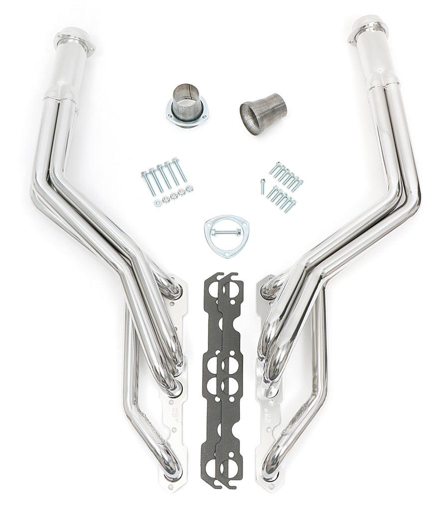 Hedman Hedders 69036 Silver 1-1/2 in. Long-Tube Swap Headers For SB Chevy In 2WD S10 for Select GMC Jimmy
