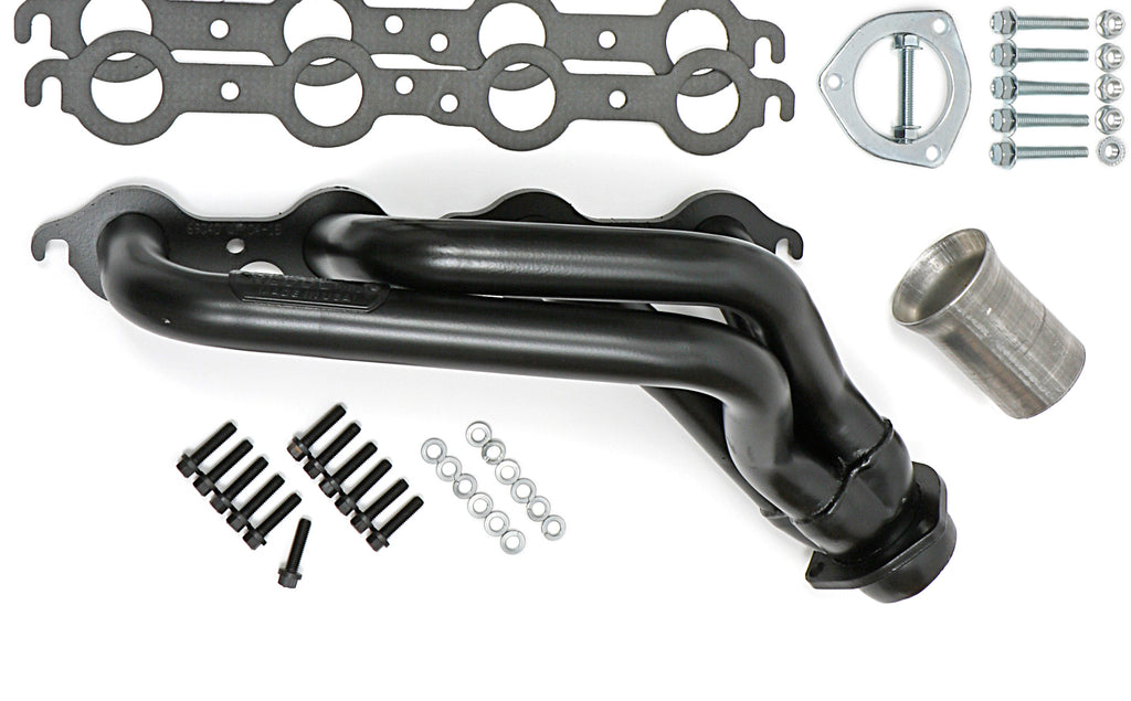 Hedman Hedders 69040 Mid-Length LS Engine Swap Headers For 2WD S10/S15 Trucks for Select Chevrolet Blazer, Chevrolet S10, Chevrolet S10 Blazer, GMC Jimmy, GMC S15, GMC S15 Jimmy, GMC Sonoma, Isuzu Hombre, Oldsmobile Bravada