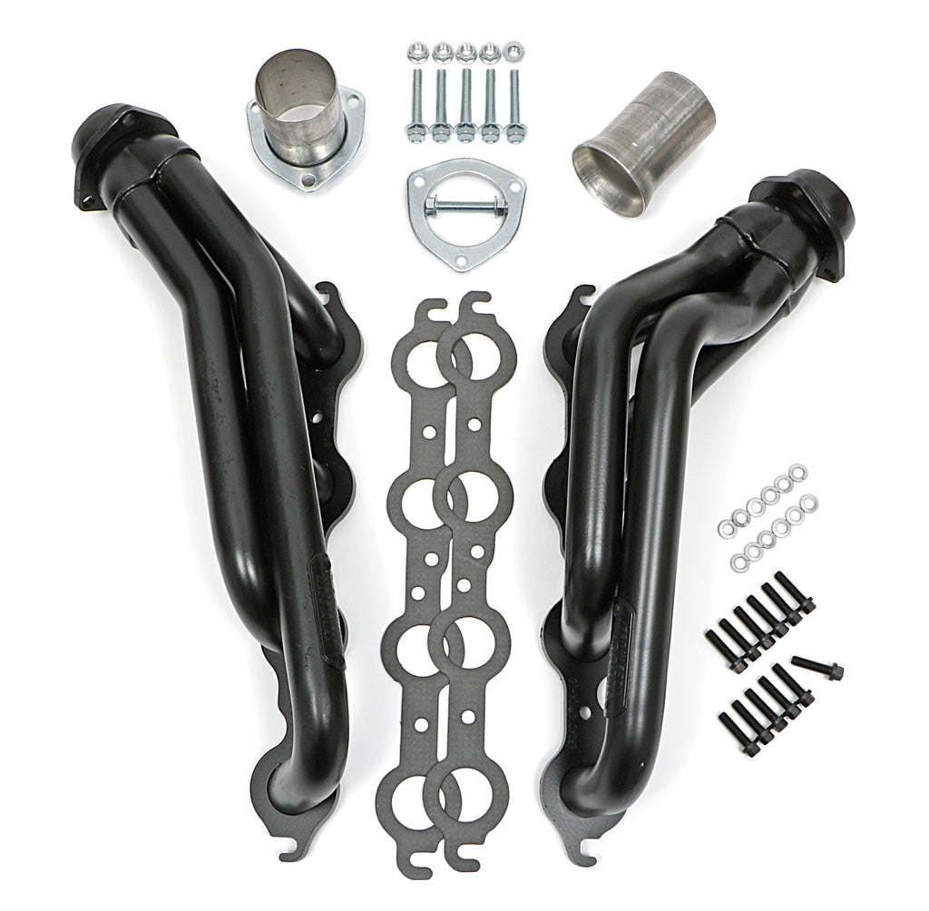 Hedman Hedders 69040 Mid-Length LS Engine Swap Headers For 2WD S10/S15 Trucks for Select Chevrolet Blazer, Chevrolet S10, Chevrolet S10 Blazer, GMC Jimmy, GMC S15, GMC S15 Jimmy, GMC Sonoma, Isuzu Hombre, Oldsmobile Bravada