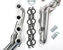 Load image into Gallery viewer, Hedman Hedders 69046 Silver Mid-Length LS Engine Swap Headers For 2WD S10/S15 Trucks for Select Chevrolet Blazer, Chevrolet S10, Chevrolet S10 Blazer, GMC Jimmy, GMC S15, GMC S15 Jimmy, GMC Sonoma, Isuzu Hombre, Oldsmobile Bravada