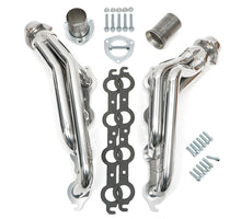 Load image into Gallery viewer, Hedman Hedders 69046 Silver Mid-Length LS Engine Swap Headers For 2WD S10/S15 Trucks for Select Chevrolet Blazer, Chevrolet S10, Chevrolet S10 Blazer, GMC Jimmy, GMC S15, GMC S15 Jimmy, GMC Sonoma, Isuzu Hombre, Oldsmobile Bravada