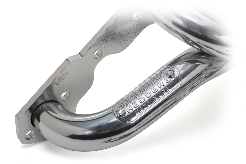 Hedman Hedders 69076 Silver Mid-Length Headers for 67-74 4WD Truck/Blazer w/283-400 (Centered Engine) for Select Chevrolet Blazer, Chevrolet K10 Pickup, Chevrolet K10 Suburban, Chevrolet K20 Pickup, Chevrolet K20 Suburban, GMC Jimmy, GMC K15/K1500