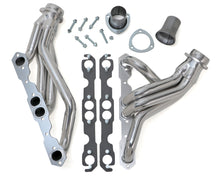 Load image into Gallery viewer, Hedman Hedders 69076 Silver Mid-Length Headers for 67-74 4WD Truck/Blazer w/283-400 (Centered Engine) for Select Chevrolet Blazer, Chevrolet K10 Pickup, Chevrolet K10 Suburban, Chevrolet K20 Pickup, Chevrolet K20 Suburban, GMC Jimmy, GMC K15/K1500