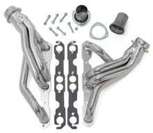 Load image into Gallery viewer, Hedman Hedders 69076 Silver Mid-Length Headers for 67-74 4WD Truck/Blazer w/283-400 (Centered Engine) for Select Chevrolet Blazer, Chevrolet K10 Pickup, Chevrolet K10 Suburban, Chevrolet K20 Pickup, Chevrolet K20 Suburban, GMC Jimmy, GMC K15/K1500