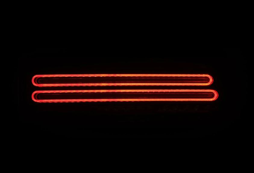 AlphaRex 691010 Prismatic LED Taillights Black for Select Nissan Z