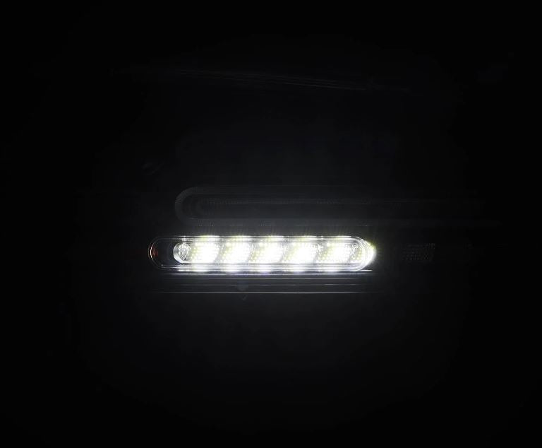 AlphaRex 691012 Prismatic LED Taillights Black for Select Nissan Z