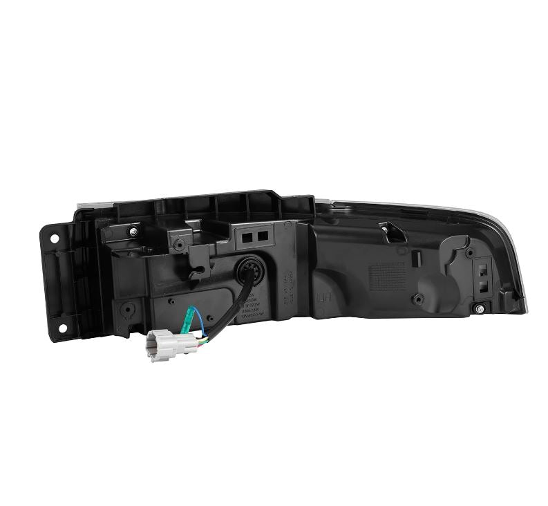AlphaRex 691020 Prismatic LED Taillights Alpha-Black for Select Nissan Z