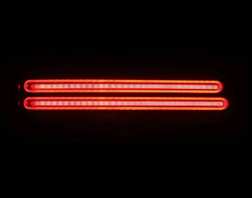 AlphaRex 691020 Prismatic LED Taillights Alpha-Black for Select Nissan Z