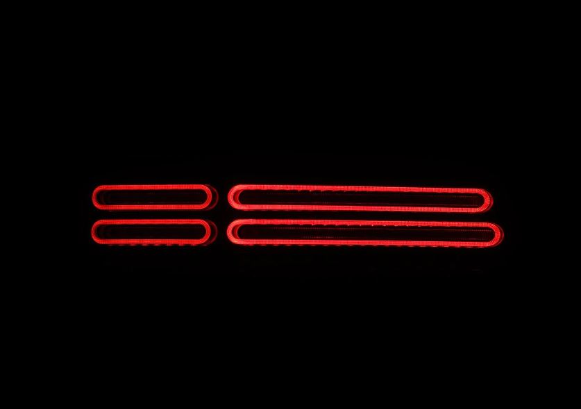 AlphaRex 691022 Prismatic LED Taillights Alpha-Black for Select Nissan Z