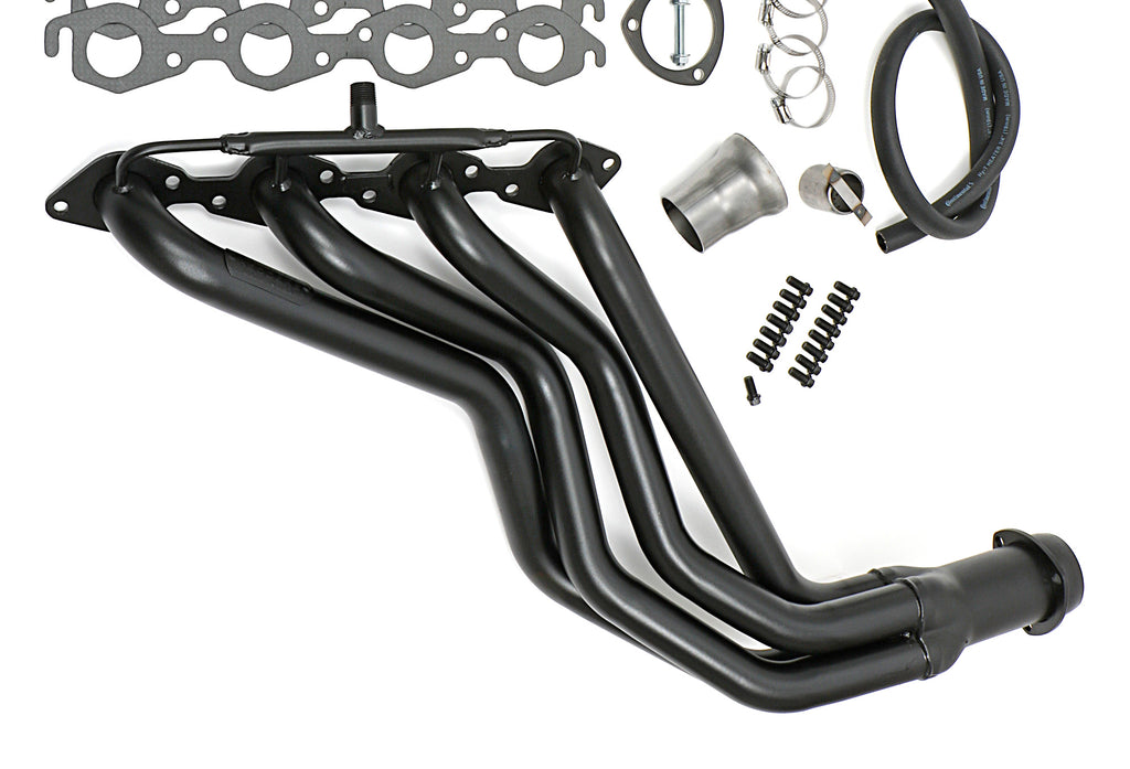 Hedman Hedders 69111 LONG-TUBE E.O. HEADERS For 67-91 GM 396-454 TRUCKS With A.I.R. for Select Chevrolet Blazer, Chevrolet C20, Chevrolet C20 Pickup, Chevrolet C20 Suburban, Chevrolet C30, Chevrolet C30 Pickup, Chevrolet K10, Chevrolet K10 Pickup,