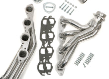Load image into Gallery viewer, Hedman Hedders 69176 SILVER 1-3/4 IN MID-LENGTH HEADERS For 67-87 2WD GM TRUCKS With 396-502 for Select Chevrolet C10 Pickup, Chevrolet C10 Suburban, Chevrolet C20 Pickup, Chevrolet C20 Suburban, Chevrolet C30 Pickup, GMC C15/C1500 Suburban, GMC