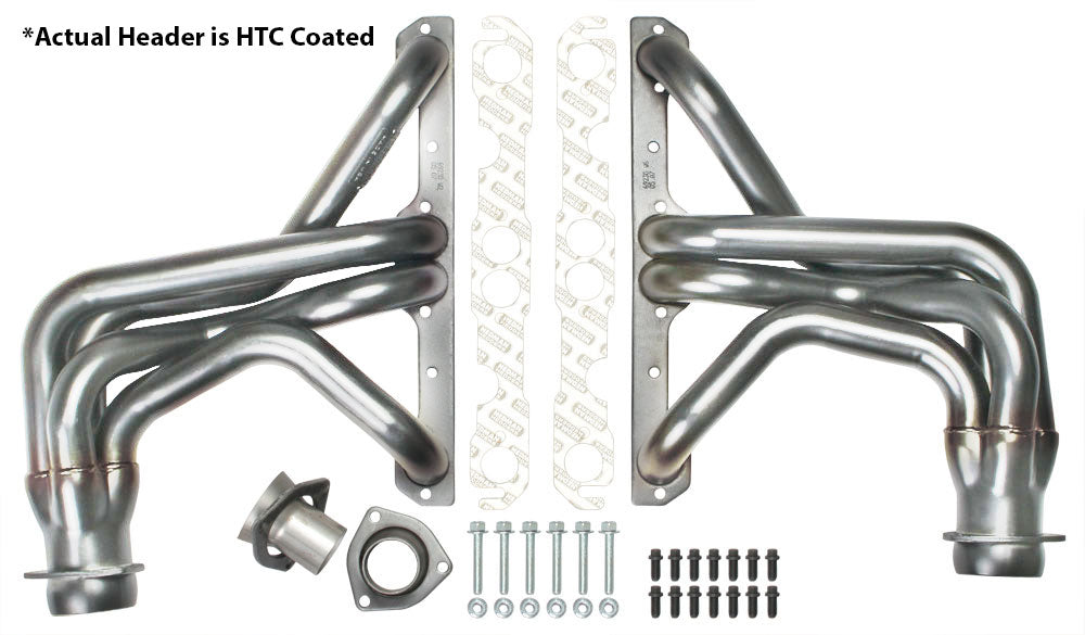 Hedman Hedders 69236 SILVER LONG-TUBE HEADERS For 67-91 GM 4WD TRUCKS/SUVS With 283-400 for Select Chevrolet Blazer, Chevrolet K10, Chevrolet K10 Pickup, Chevrolet K10 Suburban, Chevrolet K1500, Chevrolet K20, Chevrolet K20 Pickup, Chevrolet K20