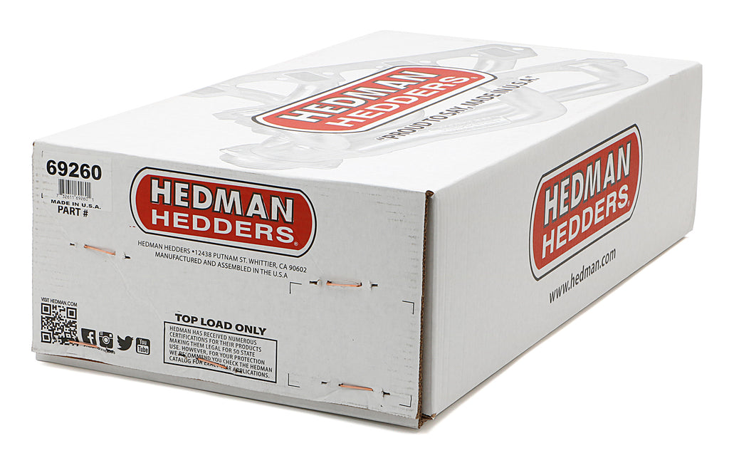 Hedman Hedders 69260 Long-Tube Headers For 1955-66 GM 2WD 1/2-3/4 Ton Trucks w/283-400 for Select Chevrolet C10 Pickup, Chevrolet C20 Pickup, Chevrolet Truck, GMC Truck