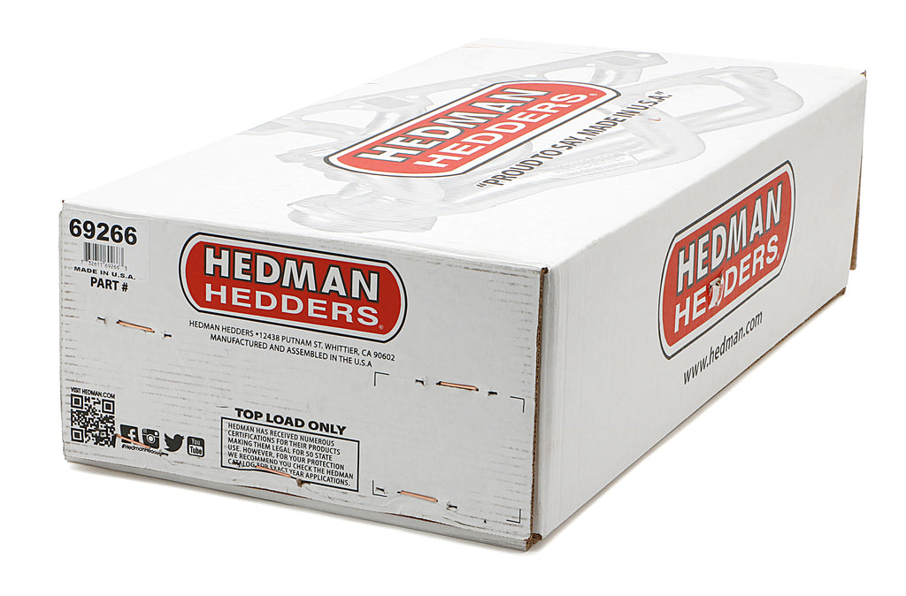 Hedman Hedders 69266 Silver Long-Tube Headers For 1955-66 GM 2WD Trucks w/283-400 for Select Chevrolet C10 Pickup, Chevrolet C20 Pickup, Chevrolet Truck, GMC Truck