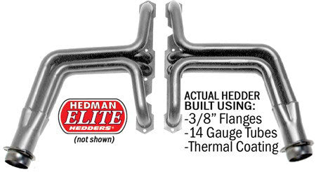 Hedman Hedders 69268 HD Silver Long-Tube Headers For '55-66 GM 2WD Trucks with 283-400 for Select Chevrolet C10 Pickup, Chevrolet C20 Pickup, Chevrolet Truck, GMC Truck