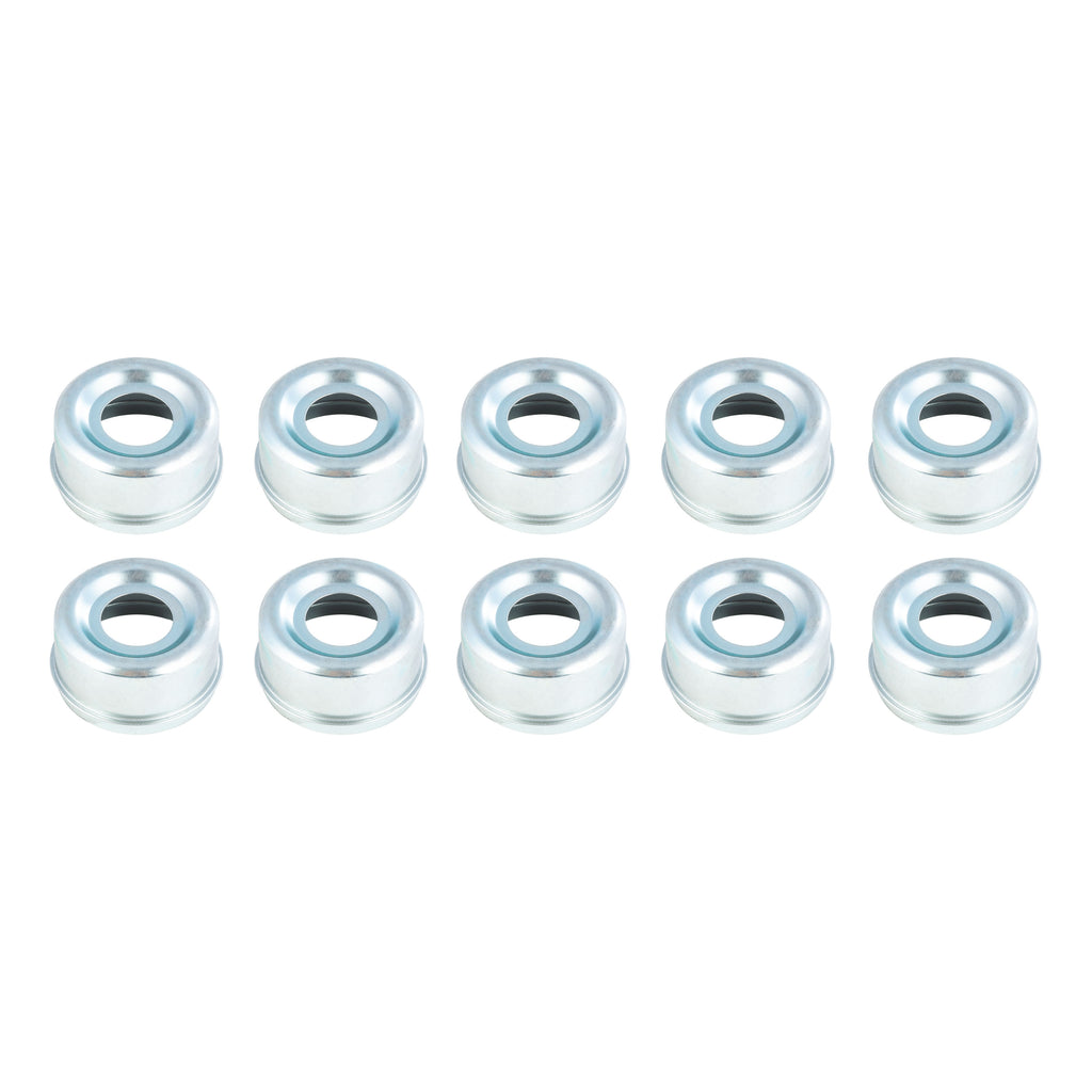 CURT 693748 Press-In Dust Cap, 2.72" Diam., 7,000-8,000-lb. Axles, Super Lube, 10 Pack