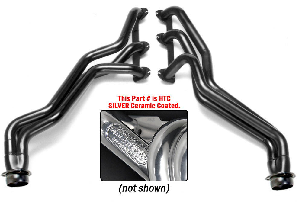 Hedman Hedders 69376 Silver Long-Tube Headers For 1982-88 GM S10/S15 4WD (only) Trucks w/2.8L V6 for Select Chevrolet S10, Chevrolet S10 Blazer, GMC S15, GMC S15 Jimmy