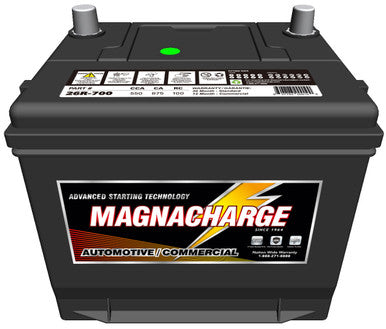Magnacharge 26R-700 Battery, Top Terminal, BCI Group 21R, CCA 550
