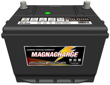 Magnacharge 86-650 Battery, Top Terminal, BCI Group 86, CCA 550