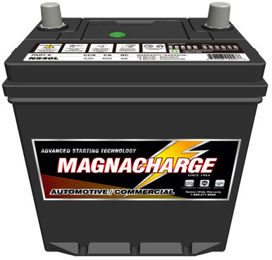 Magnacharge NS40L Battery, Top Terminal, BCI Group 52, CCA 330