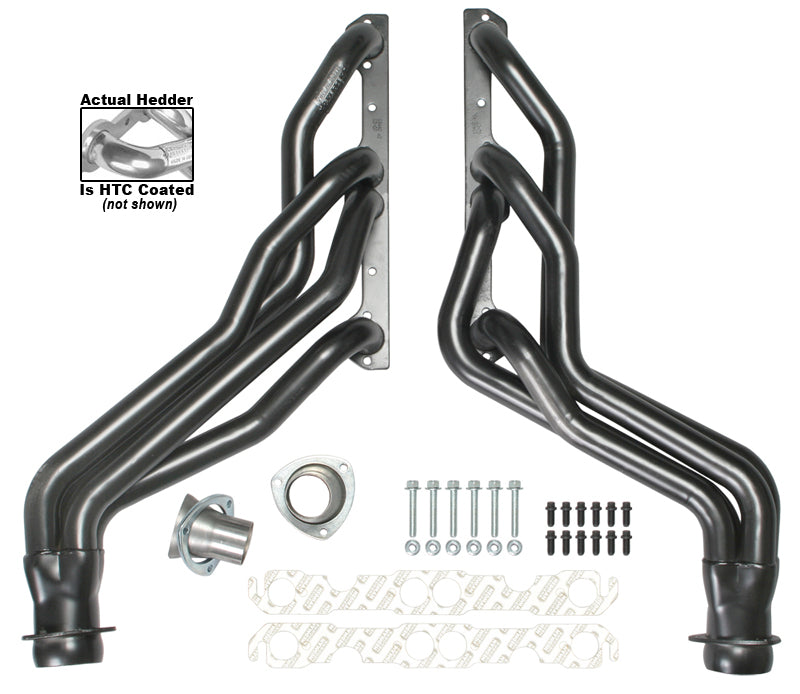 Hedman Hedders 69446 SILVER LONG-TUBE HEADERS, '88-95 5.0-5.7L GM 2WD/4WD TRUCKS Without A.I.R. for Select Chevrolet C1500, Chevrolet C2500, Chevrolet C3500, Chevrolet K1500, Chevrolet K2500, Chevrolet K3500, Chevrolet R20, Chevrolet R2500, Chevrolet