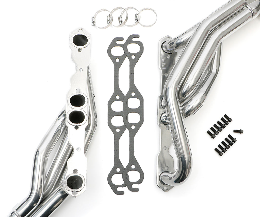 Hedman Hedders 69476 SILVER MID-LENGTH E.O. HEADERS, 88-98 1/2-3/4 TON GM TRUCKS 5.0-5.7L for Select Chevrolet C1500, Chevrolet C1500 Suburban, Chevrolet C2500, Chevrolet C2500 Suburban, Chevrolet K1500, Chevrolet K1500 Suburban, Chevrolet K2500,
