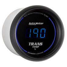 Load image into Gallery viewer, AutoMeter 6949 GAUGE, TRANS TEMP, 2 1/16", 340?F, DIGITAL, BLACK DIAL W/ BLUE LED