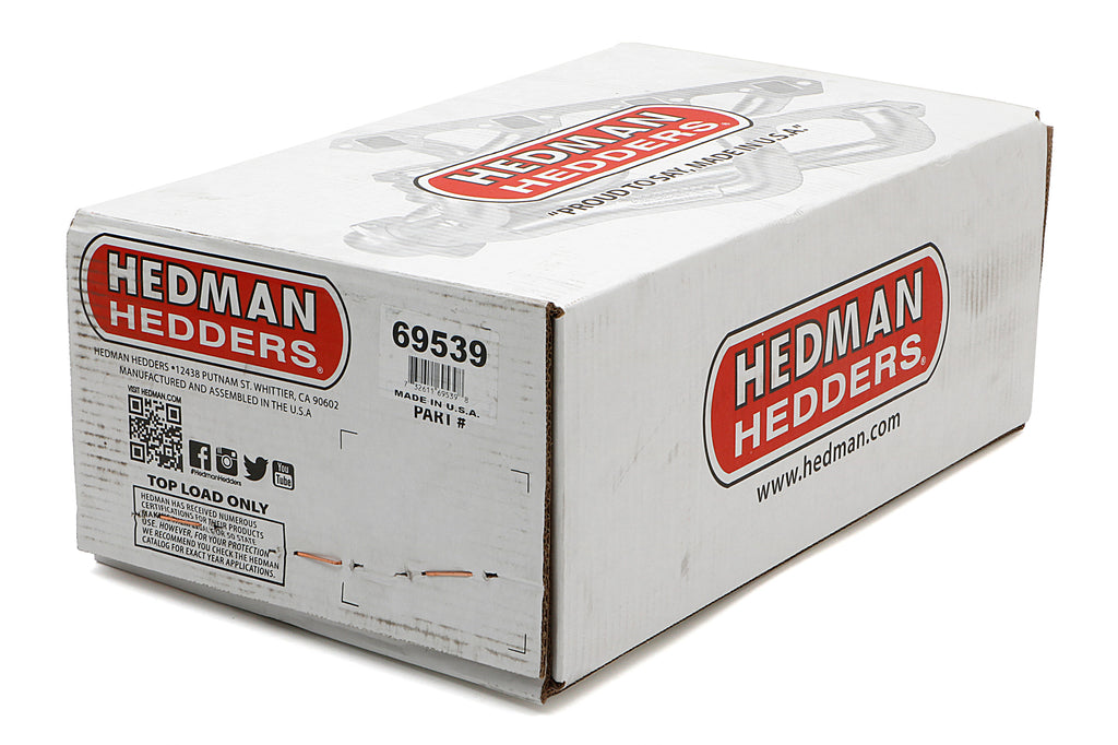 Hedman Hedders 69539 D-PORT, 1-1/2 in. Mid-Length, Engine Swap Headers For SB Chevy in 2WD S10 for Select GMC Jimmy