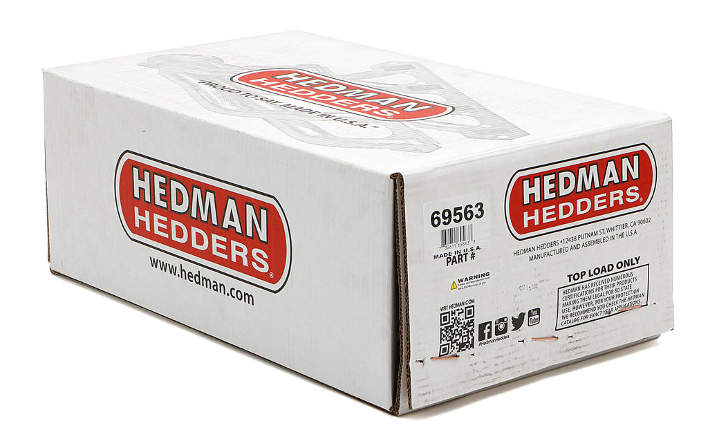 Hedman Hedders 69563 Black 1-3/4 in. Mid-Length Swap Headers For SB Chevy into 2WD S10 for Select GMC Jimmy