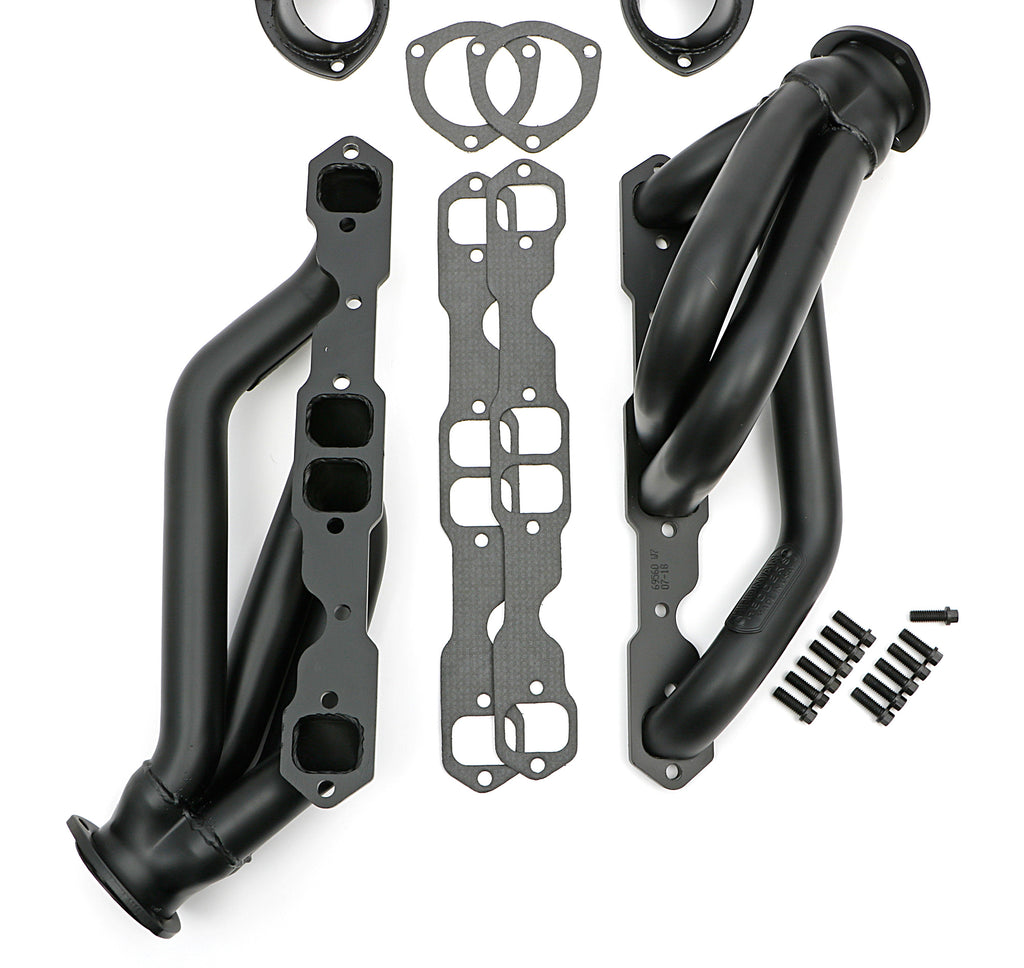 Hedman Hedders 69563 Black 1-3/4 in. Mid-Length Swap Headers For SB Chevy into 2WD S10 for Select GMC Jimmy