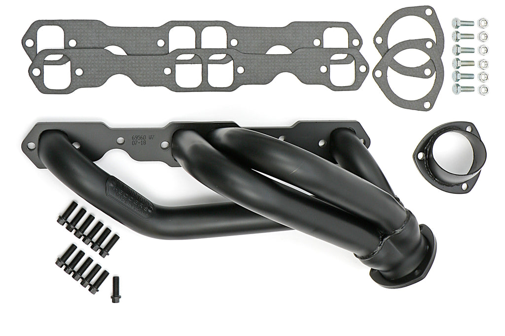 Hedman Hedders 69563 Black 1-3/4 in. Mid-Length Swap Headers For SB Chevy into 2WD S10 for Select GMC Jimmy
