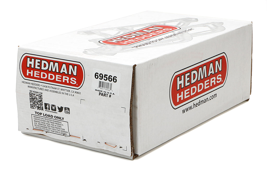 Hedman Hedders 69566 Silver 1-3/4 in Mid-Length Swap Headers For SB Chevy into 2WD S10 for Select GMC Jimmy