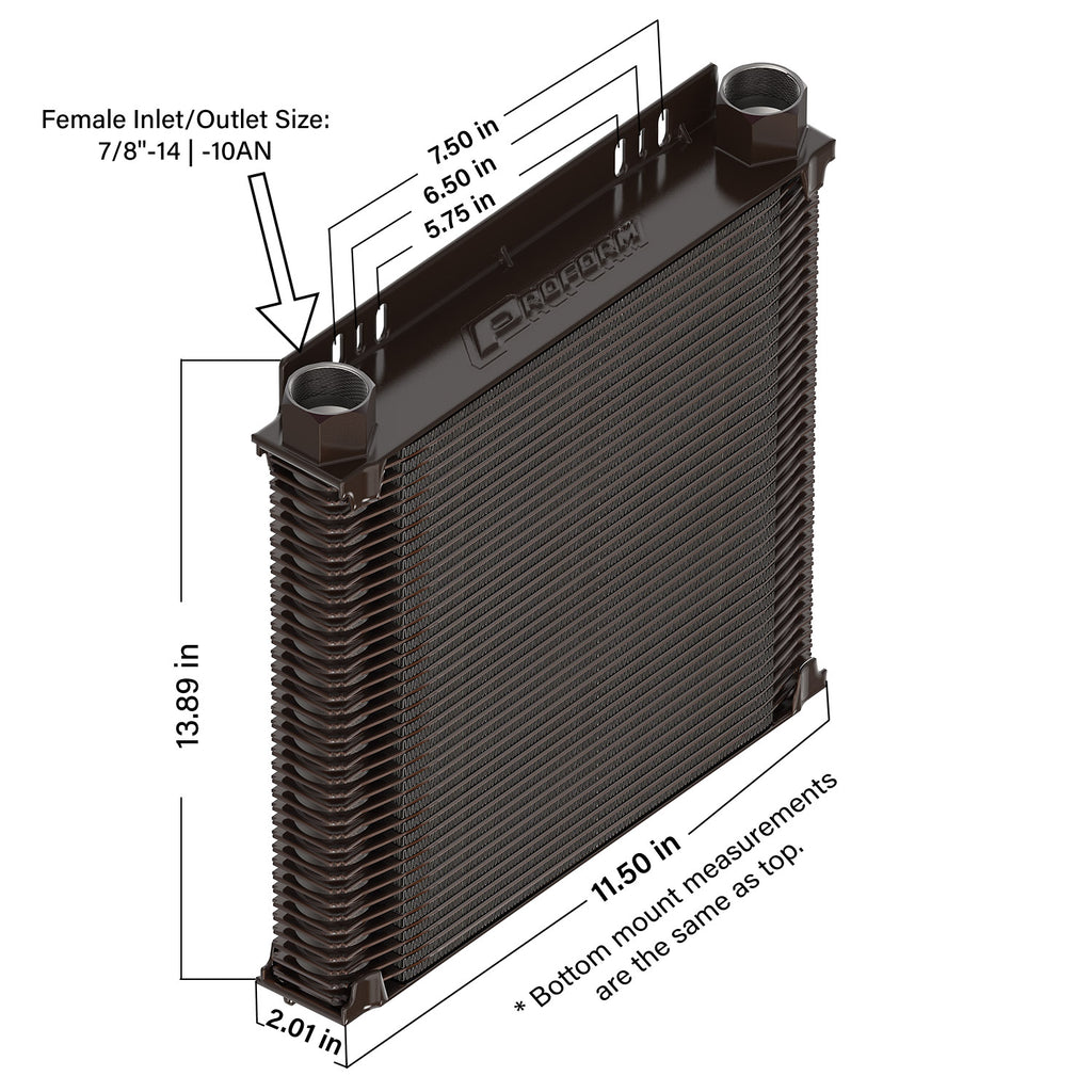 Proform 69570-40 Tundra Series Oil and Transmission Cooler - 40 Rows