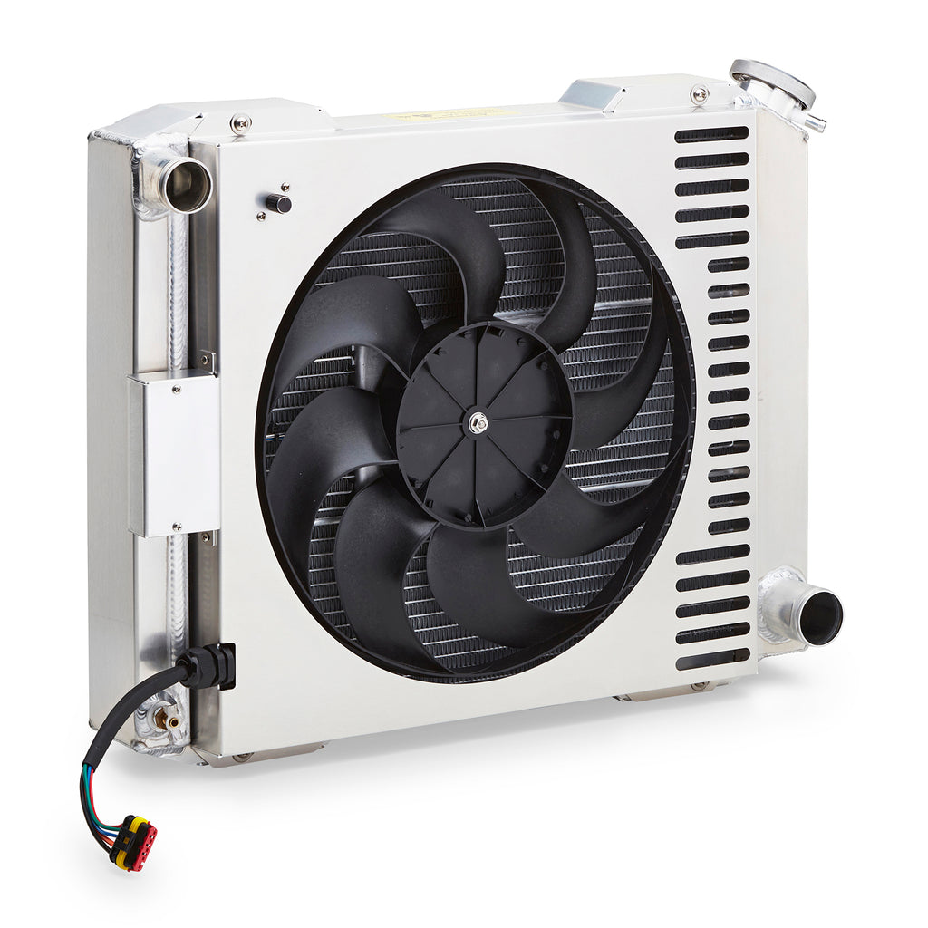 Proform 69580-19 Slim-Fit Radiator System, Universal, GM Style, 19-inch Core, Manual Transmission