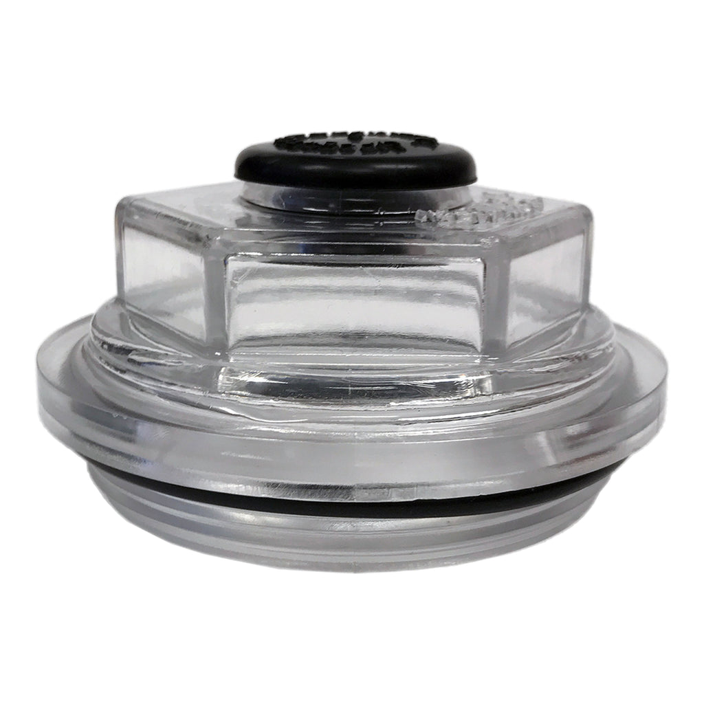CURT 695814 Trailer Axle Oil and Dust Cap - 8,000 lbs. Clear
